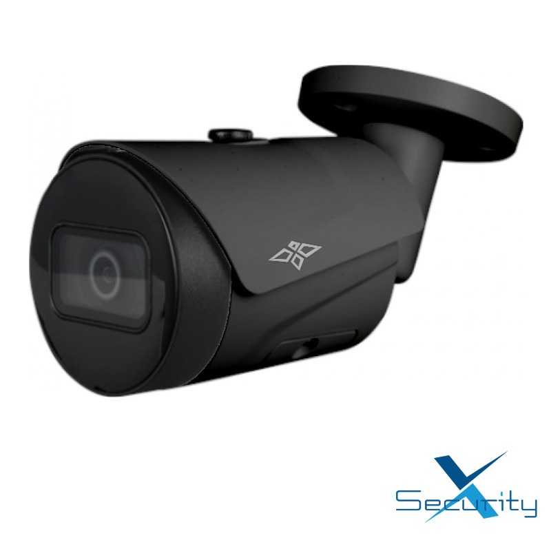 4MP PoE IP Camera Zwart | 2.8mm Lens & Nachtzicht 30m - XS-IPB619SWH-4P-AI-B