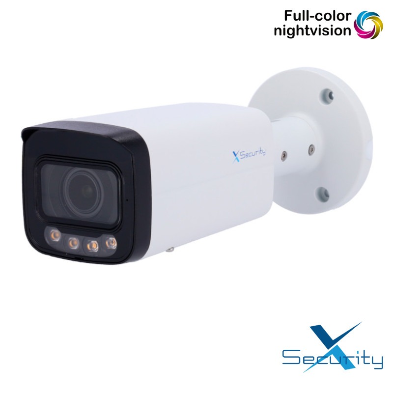 X-Security 4MP IP camera - Motorzoom - 60m - Dual Light - IPB829ZA-4P-DL-WIZ