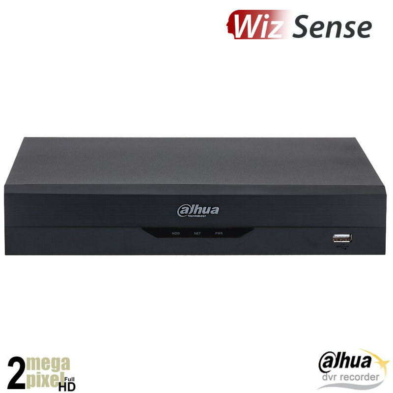 Dahua Full HD 4 kanaals XVR recorder - 4x BNC + 1 IP - WizSense - XVR4104HS-IQ