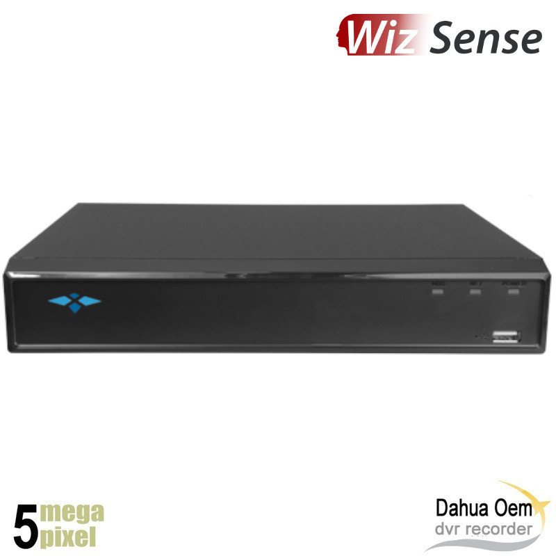 Dahua OEM 5MP 8 kanaals XVR + 4 IP kanalen - WizSense - XVR6108S-1FACEQ