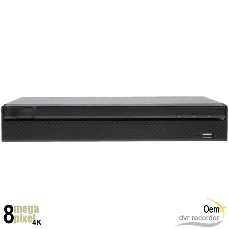 Dahua OEM 4K XVR - 16 kanaals + 16 IP kanalen - WizSense - XVR6116AS-4KL-2AIQ